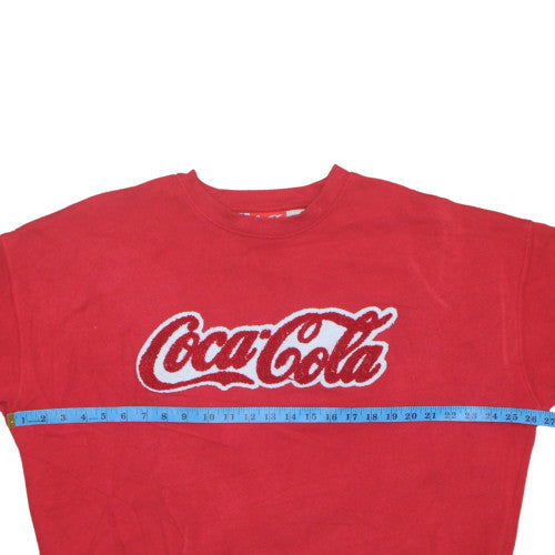 Topshop Tee and Cake Coca-Cola Red Pullover Sweatshirt Women M