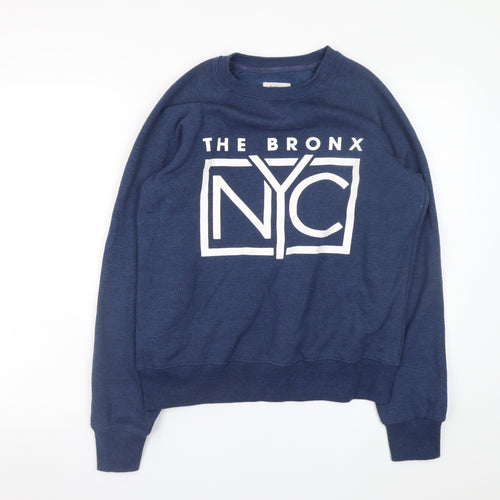 Cedar Wood State Men's Blue NYC Graphic Pullover Sweatshirt Size M