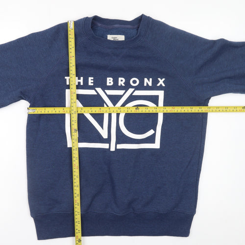 Cedar Wood State Men's Blue NYC Graphic Pullover Sweatshirt Size M