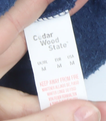 Cedar Wood State Men's Blue NYC Graphic Pullover Sweatshirt Size M