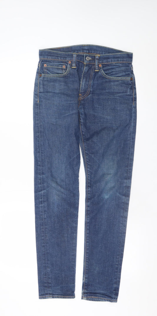 Levi's Men's Blue Straight Slim Fit Jeans W28 L32 Denim