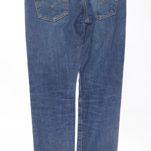 Levi's Men's Blue Straight Slim Fit Jeans W28 L32 Denim