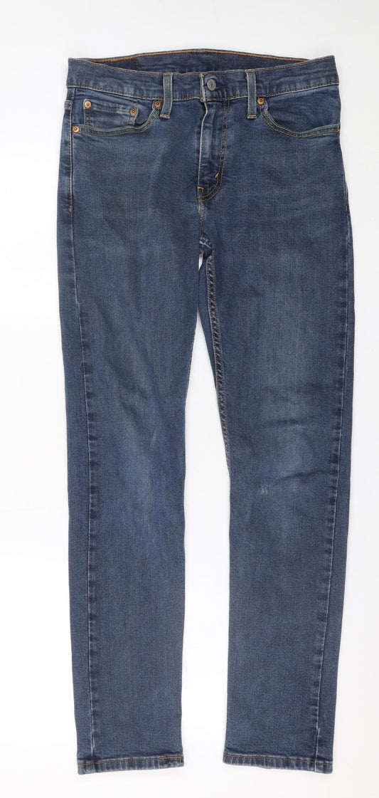 Levi's Men's Blue Slim Straight Denim Jeans W29 L32