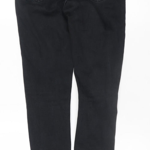 Topshop Moto Women's Black Skinny Distressed Jeans W28 L32