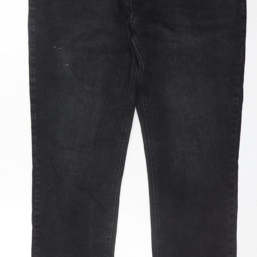 Marks and Spencer Next Mens Black Slim Fit Jeans 36W 31L Denim Classic Style
