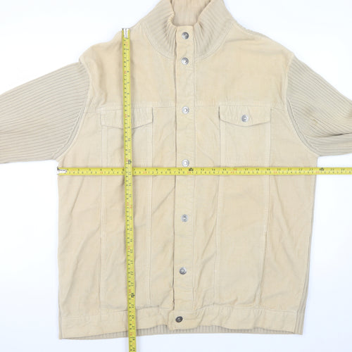 Next Men’s Beige Cotton Corduroy XL Casual Jacket
