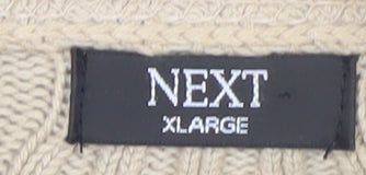 Next Men’s Beige Cotton Corduroy XL Casual Jacket