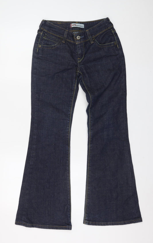 Levi's 479 Women’s Blue Flared Jeans Size 10 Regular 26x30 Stretch Denim