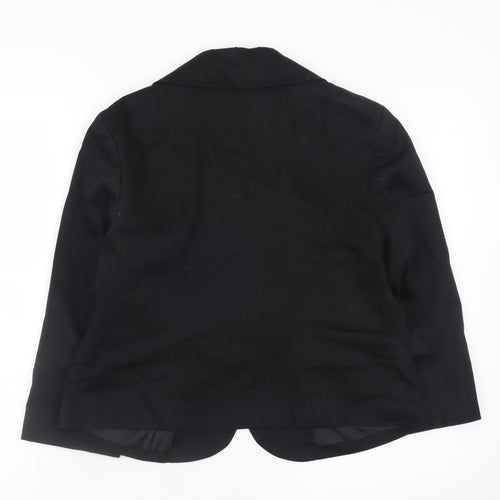 InWear Women's Black Blazer UK 10 Single-Breasted Work Jacket