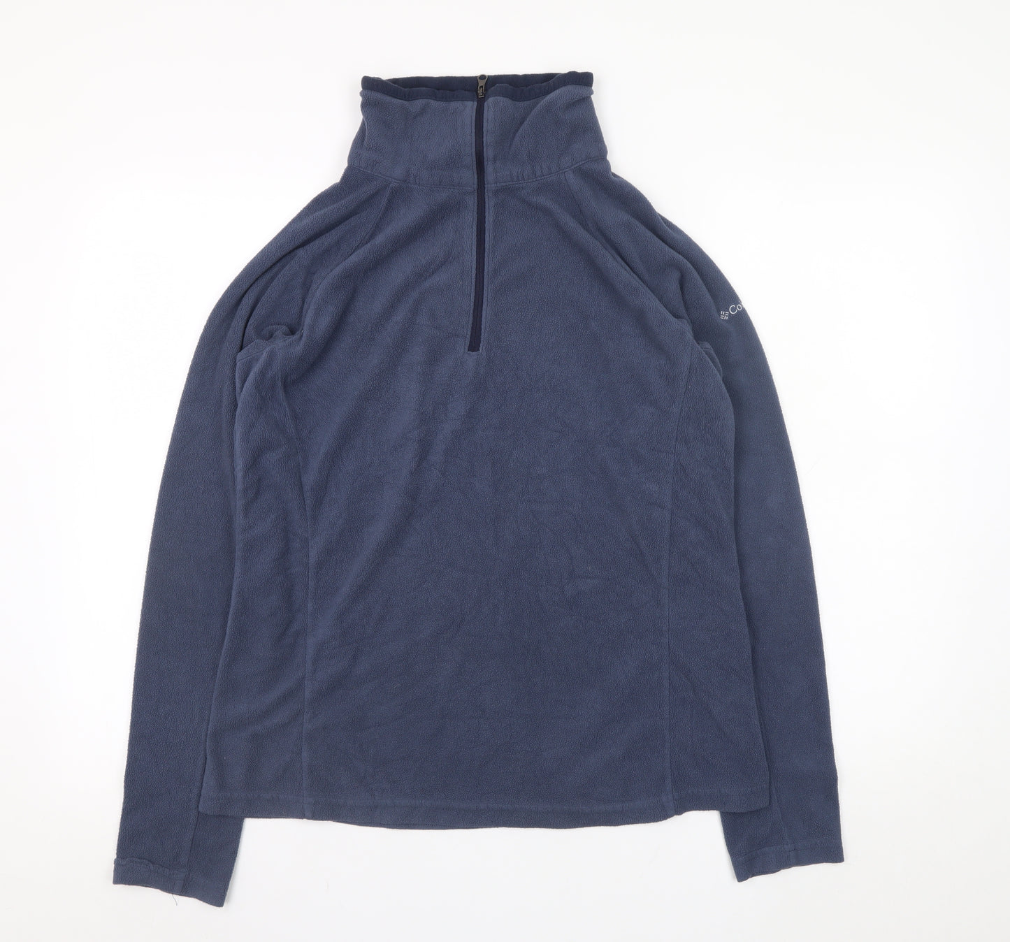 Columbia Men's Blue Fleece 1/4 Zip Pullover Sweatshirt L