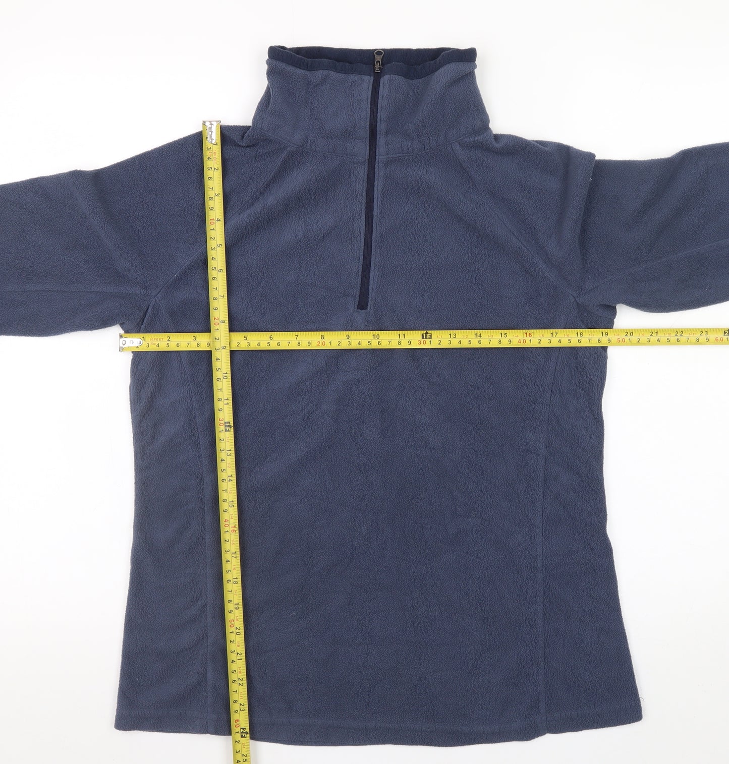 Columbia Men's Blue Fleece 1/4 Zip Pullover Sweatshirt L