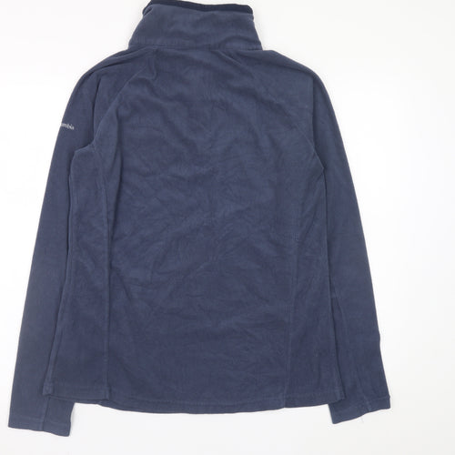 Columbia Men's Blue Fleece 1/4 Zip Pullover Sweatshirt L
