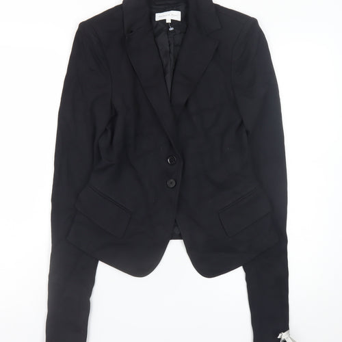 Patrizia Pepe Women's Black Blazer Size 12 Slim Fit Classic Jacket