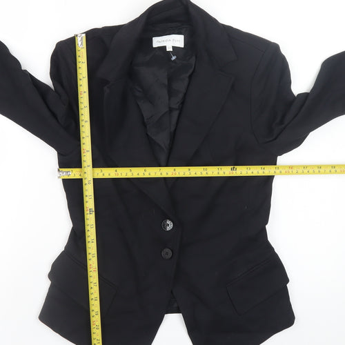 Patrizia Pepe Women's Black Blazer Size 12 Slim Fit Classic Jacket