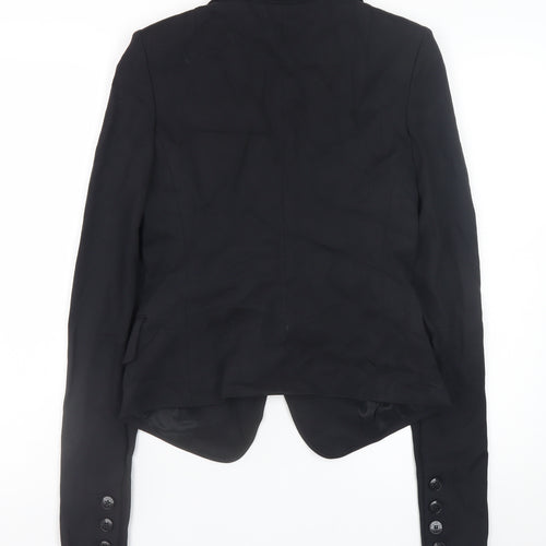 Patrizia Pepe Women's Black Blazer Size 12 Slim Fit Classic Jacket