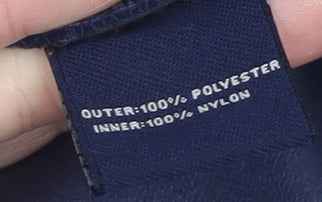 Premier Men's Blue Full Zip Fleece Sweatshirt Size M