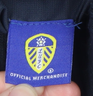 LUFC Men's Blue 3XL Puffer Jacket Hooded Winter Coat