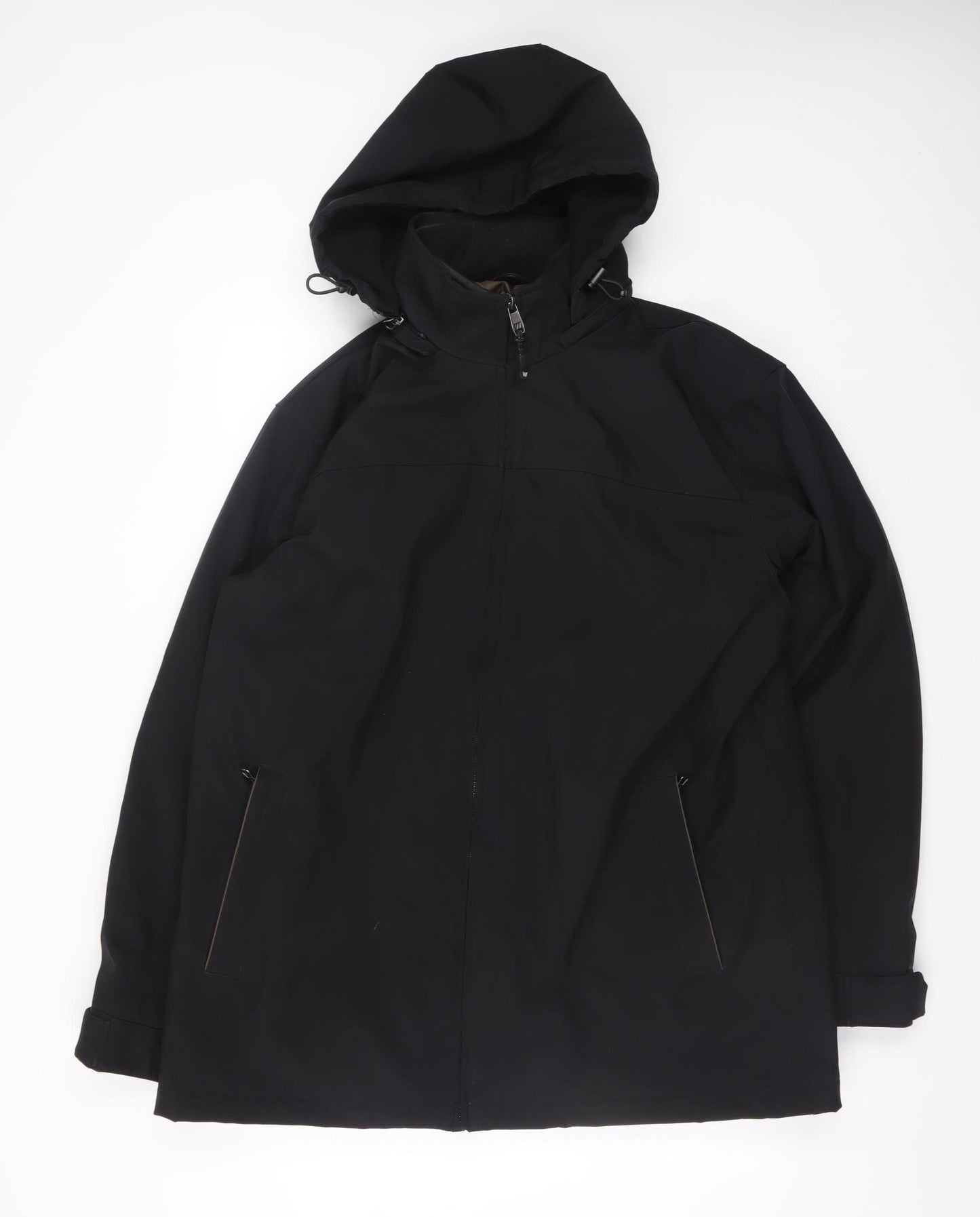 Weatherproof Men's Black XL Hooded Waterproof Parka Jacket
