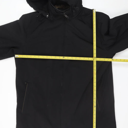Weatherproof Men's Black XL Hooded Waterproof Parka Jacket