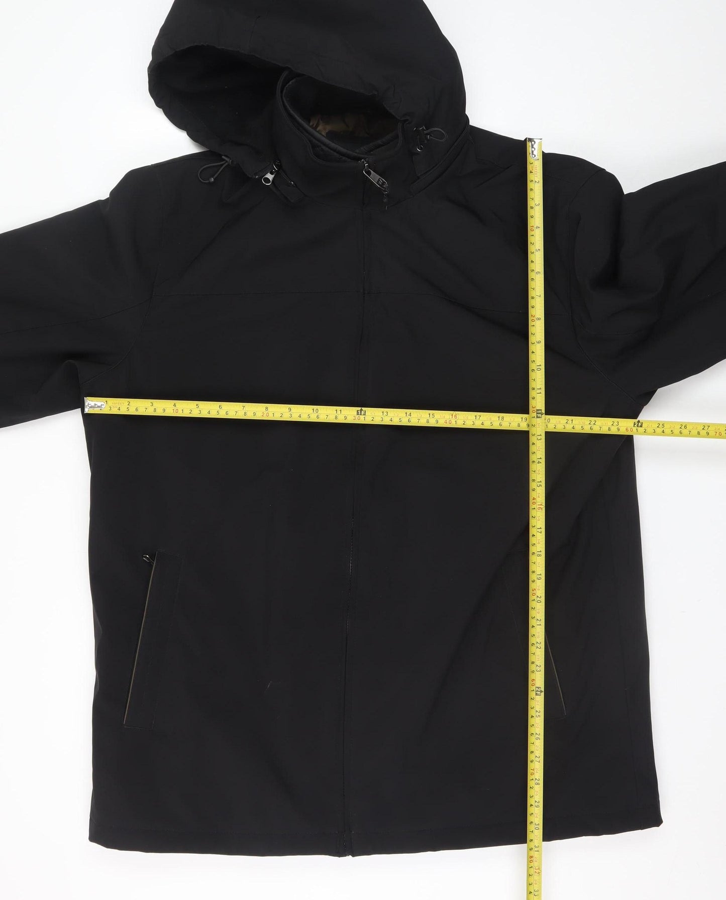 Weatherproof Men's Black XL Hooded Waterproof Parka Jacket