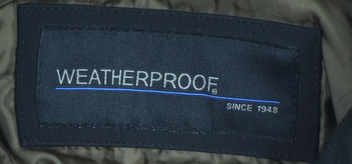 Weatherproof Men's Black XL Hooded Waterproof Parka Jacket
