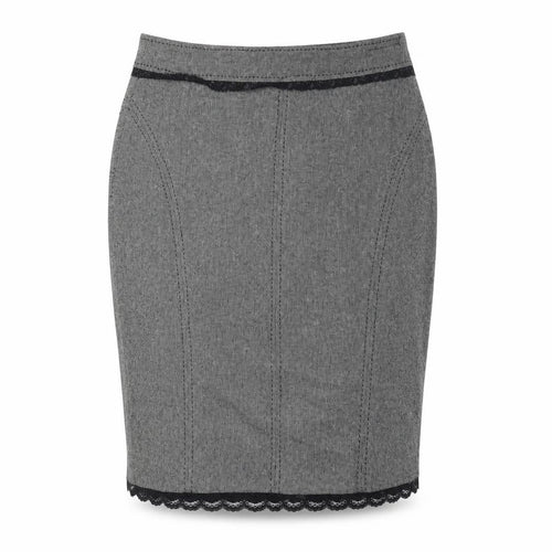 Marks and Spencer Women Grey Wool Blend Pencil Skirt UK 14