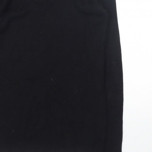 Stone UK Men’s Black High Neck Zip Pullover Jumper XL