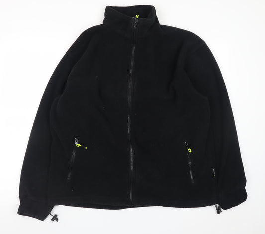 Beeswift Men's Black Fleece Workwear Full Zip Jacket L 42in