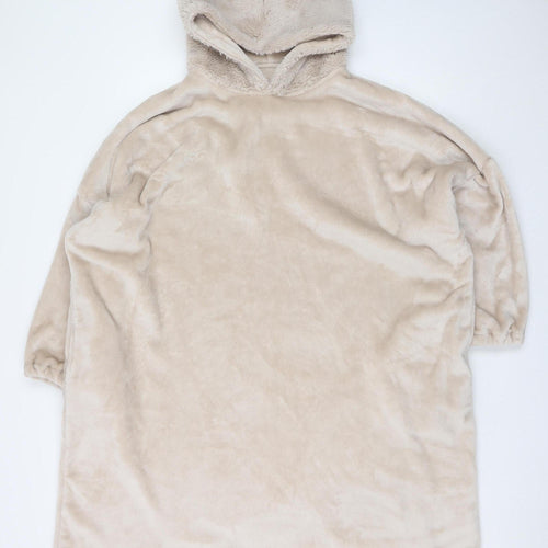 Next Teens Beige Fleece Hooded Nightshirt S 11-13Y
