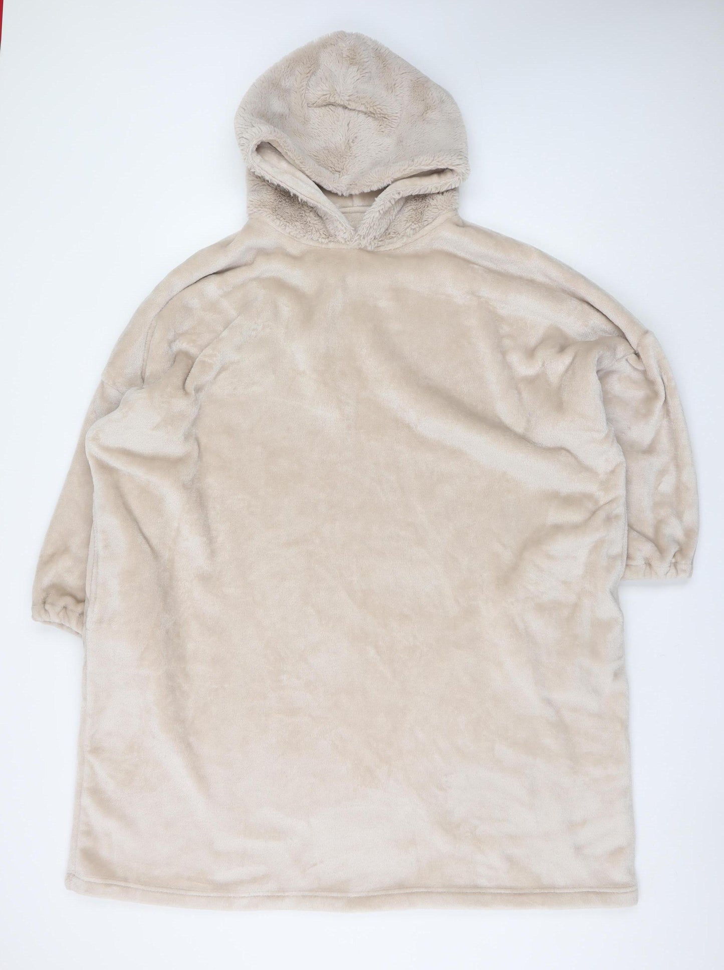 Next Teens Beige Fleece Hooded Nightshirt S 11-13Y