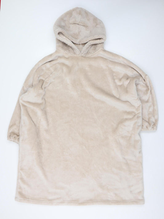 Next Teens Beige Fleece Hooded Nightshirt S 11-13Y