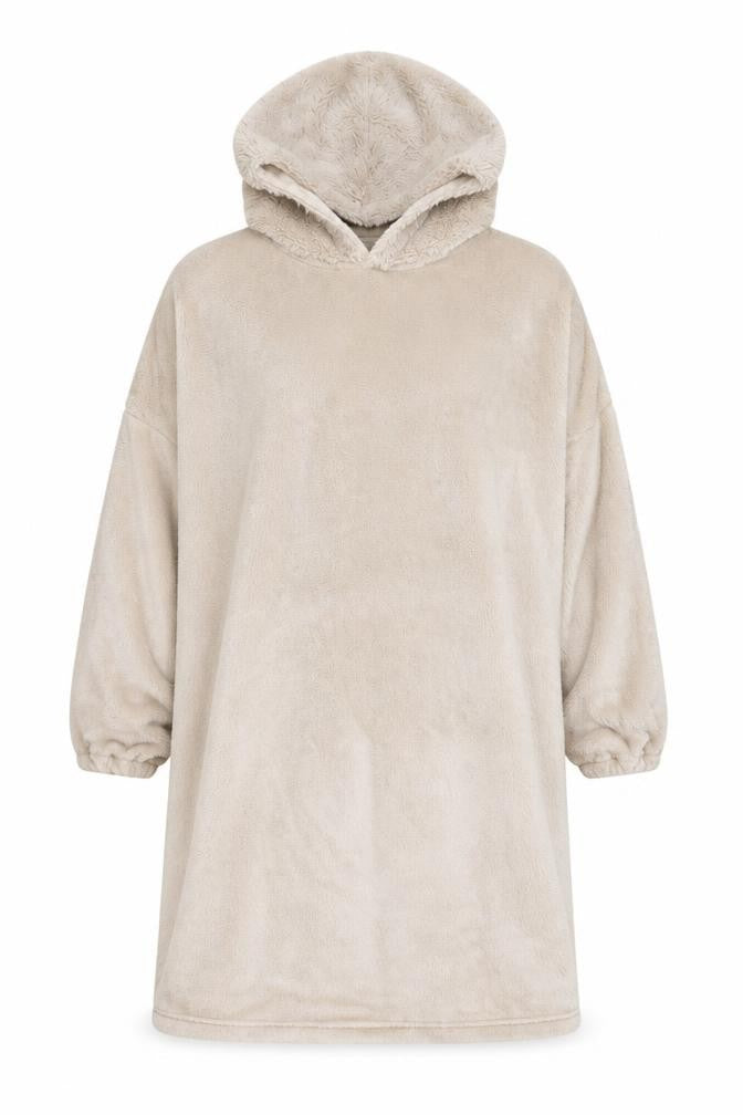 Next Teens Beige Fleece Hooded Nightshirt S 11-13Y