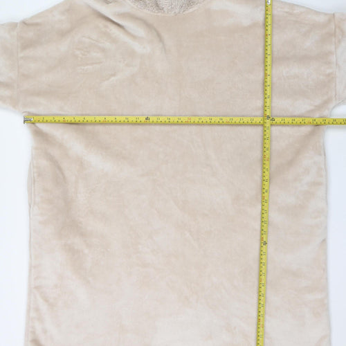Next Teens Beige Fleece Hooded Nightshirt S 11-13Y