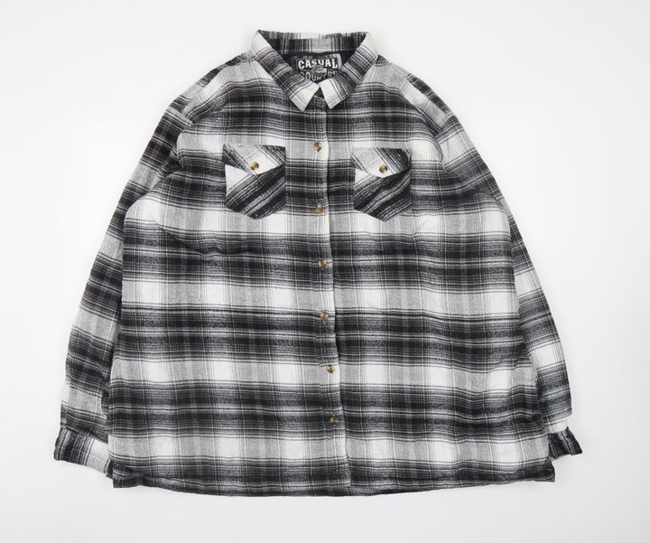 Casual Country Outfitters Men's Black 3XL Flannel Jacket