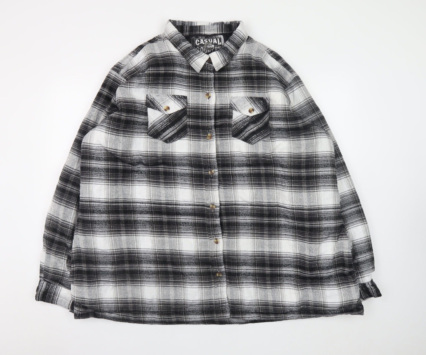 Casual Country Outfitters Men's Black 3XL Flannel Jacket