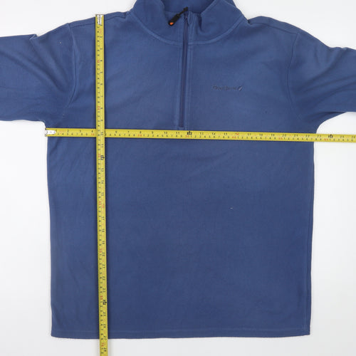 Peter Storm Men's Blue Fleece 1/4 Zip Pullover Sweatshirt M