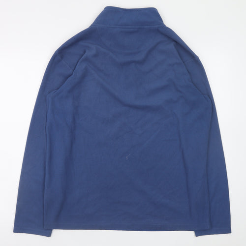 Peter Storm Men's Blue Fleece 1/4 Zip Pullover Sweatshirt M