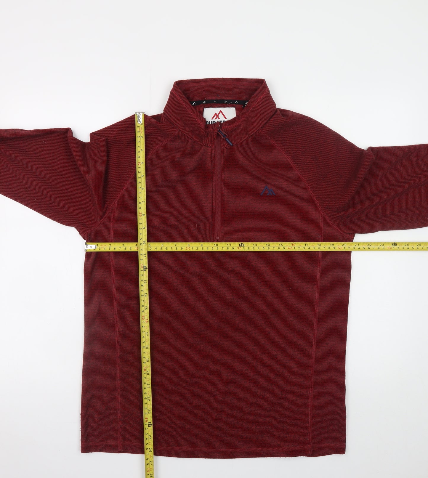 Next Men's Red 1/2 Zip Fleece Sweatshirt M Regular Fit