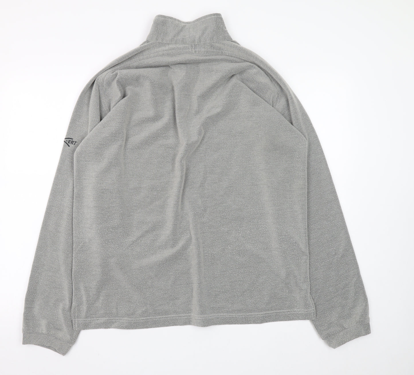 Regatta Men's Grey 1/4 Zip Fleece Sweatshirt M Outdoor Pullover
