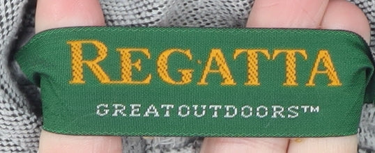 Regatta Men's Grey 1/4 Zip Fleece Sweatshirt M Outdoor Pullover