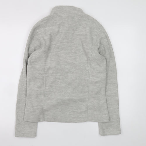 Crane Womens Grey 1/2 Zip Pullover Sweatshirt Size 8-10