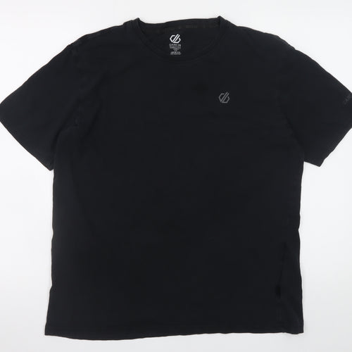 Dare 2B Men's Black XL Crew Neck Cotton Short Sleeve T-Shirt