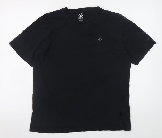 Dare 2B Men's Black XL Crew Neck Cotton Short Sleeve T-Shirt