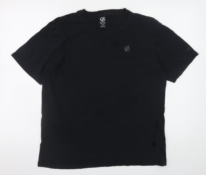Dare 2B Men's Black XL Crew Neck Cotton Short Sleeve T-Shirt