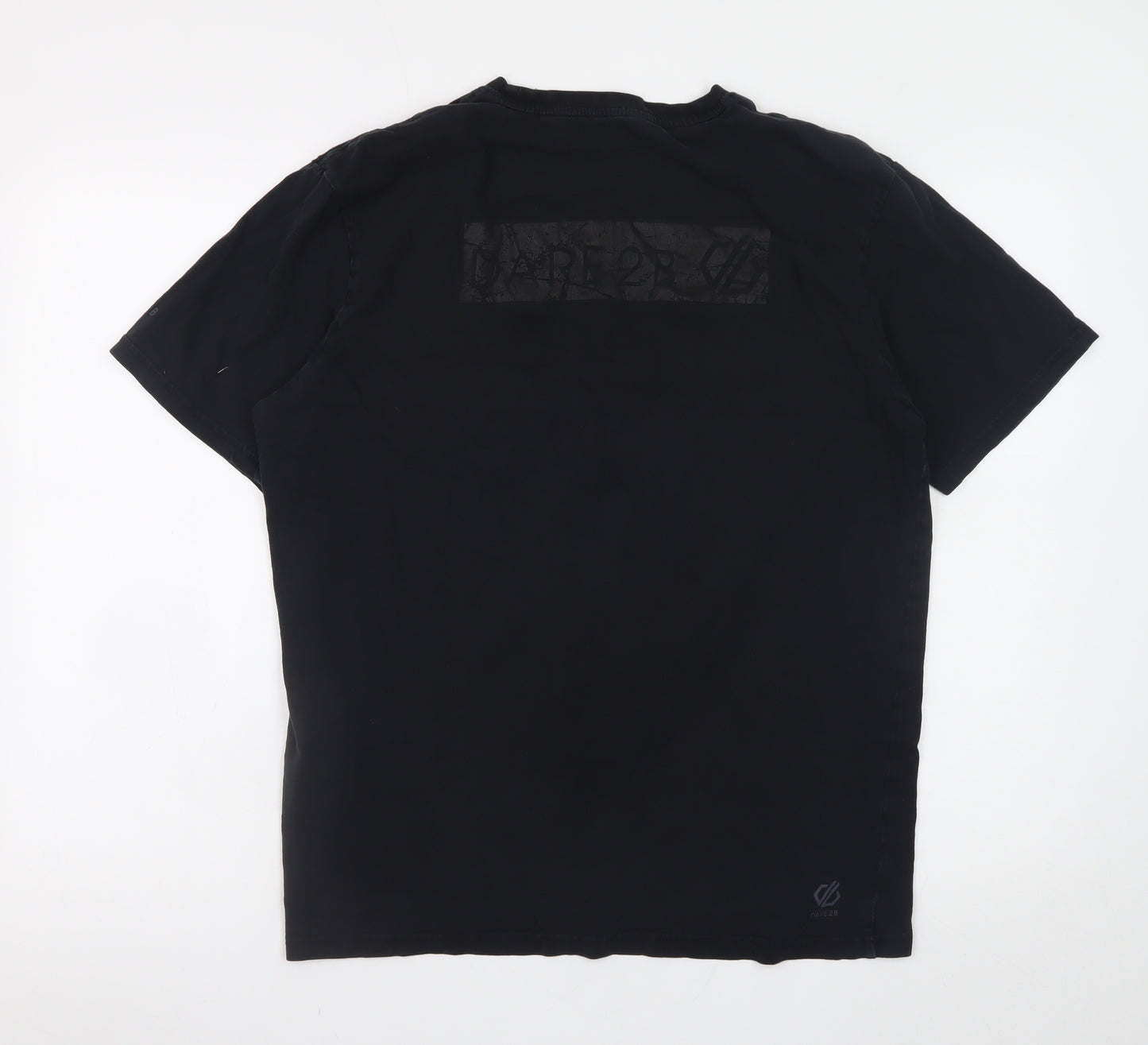 Dare 2B Men's Black XL Crew Neck Cotton Short Sleeve T-Shirt
