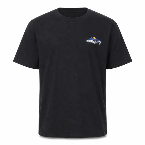 Hollister Men's Black Monaco Graphic Relaxed Fit T-Shirt Medium