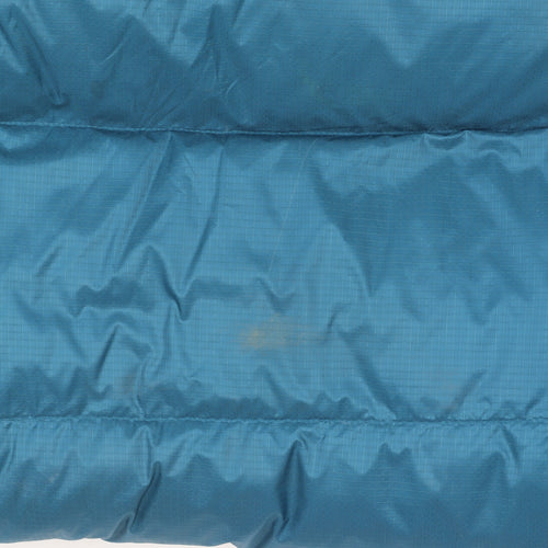 Rab Men's Blue Down Puffer Hooded Winter Jacket Size S