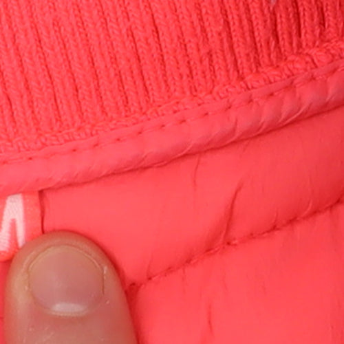 Superdry Womens Pink Hooded Puffer Jacket M Lightweight Casual
