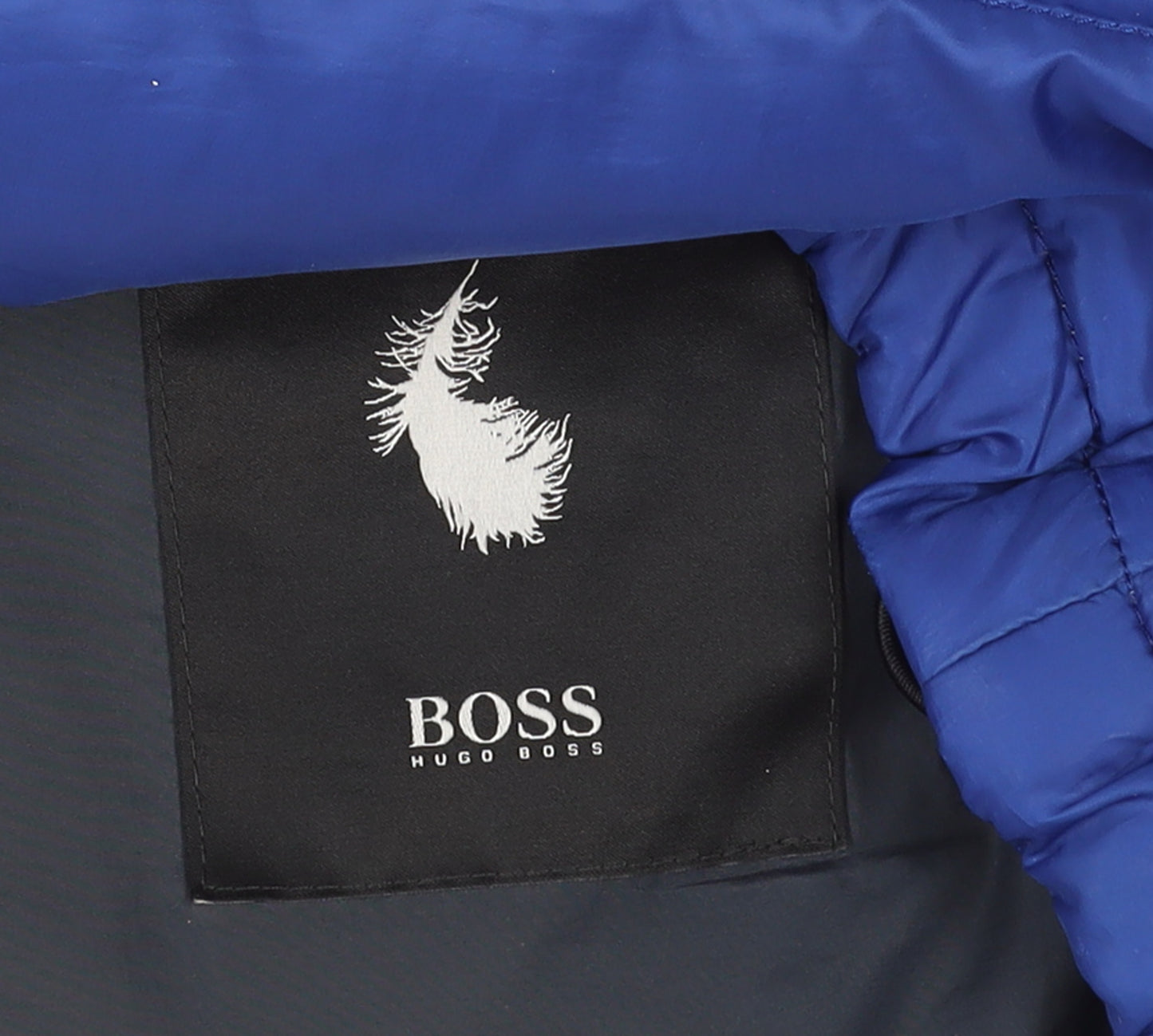 Hugo Boss Men's Blue 54 Regular Fit Quilted Puffer Jacket