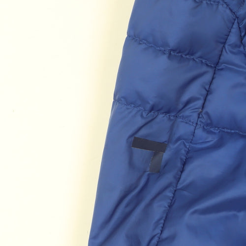 Hugo Boss Men's Blue 54 Regular Fit Quilted Puffer Jacket